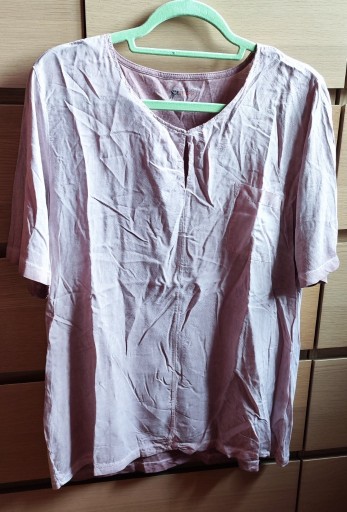 Zdjęcie oferty: Designers pudrowa różowa bluzka tshirt 42/XL