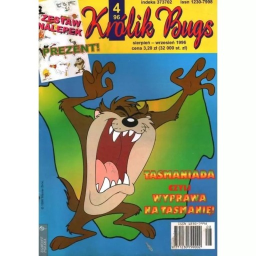 Zdjęcie oferty: Komiks Królik Bugs - Nr 4 1996