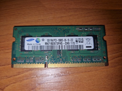 Zdjęcie oferty: SAMSUNG DDR3 1GB 1333Mhz 1,5V