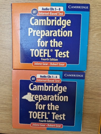 Zdjęcie oferty: Cambridge Preparation for TOEFL Test CDs