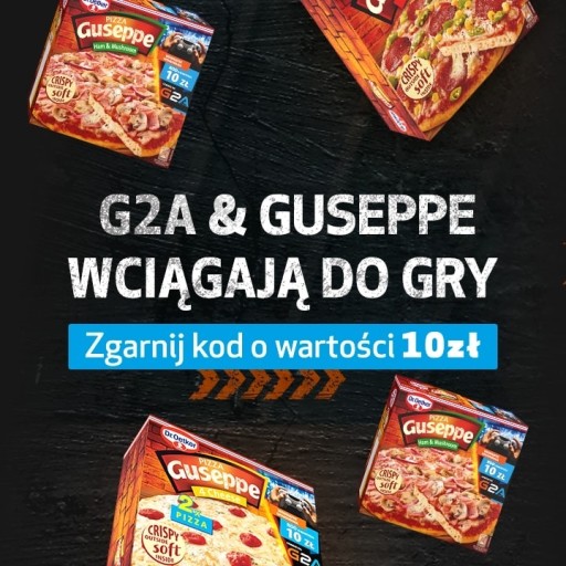 Zdjęcie oferty: G2A gry Guseppe 12 kodów z pizzy po 10 zł