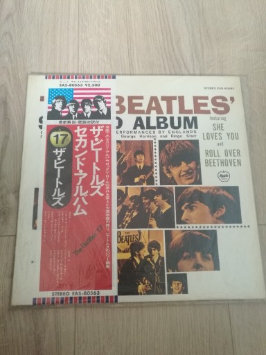 Zdjęcie oferty:  The Beatles Second Album RARE Japan EAS-80563