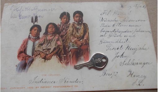 Zdjęcie oferty: 43) Indianie, dzieci,1903 r. 