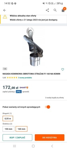 Zdjęcie oferty: Nasada na komin 