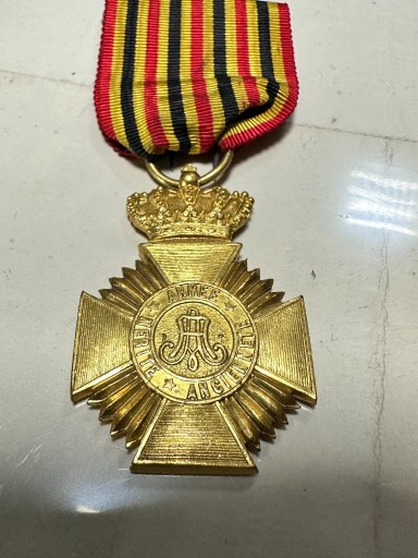 Zdjęcie oferty: Belgia wojskowy medal za służbę II klasa