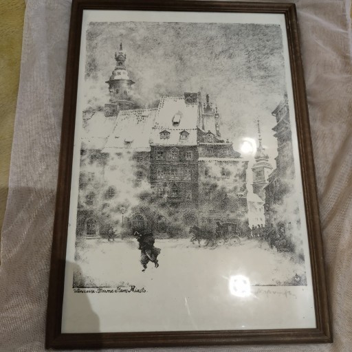 Zdjęcie oferty: Bronisław Kopczyński, Warszawa. Dawne Stare Miasto, ok 1930