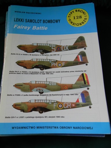 Zdjęcie oferty: TBiU nr 128 Samolot bombowy Fairey Battle