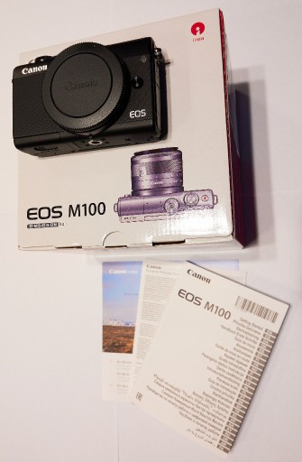 Zdjęcie oferty: Canon EOS M100 + EF-M 15-45 mm IS STM [P-z/Wro.]