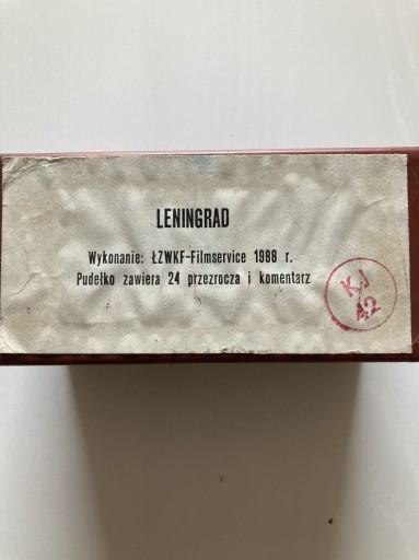 Zdjęcie oferty: SLAJDY LENINGRAD z lat PRL