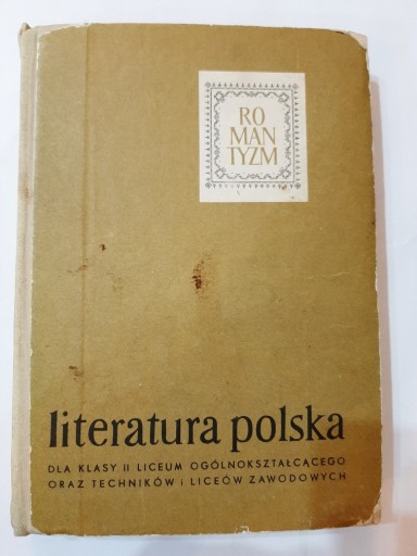 Zdjęcie oferty: Literatura polska II liceum 