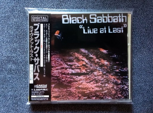 Zdjęcie oferty: Black Sabbath Live At Last CD 2press 1996 Japan Obi