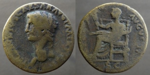 Zdjęcie oferty: Rzym,Imperium,Claudius 41-54 n.e.braz