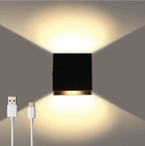 Zdjęcie oferty: Lampa ścienna LED do wnętrz czarna