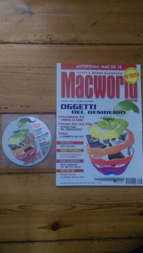 Zdjęcie oferty: MACWORLD ITALIA - Giugno 1998  + CD