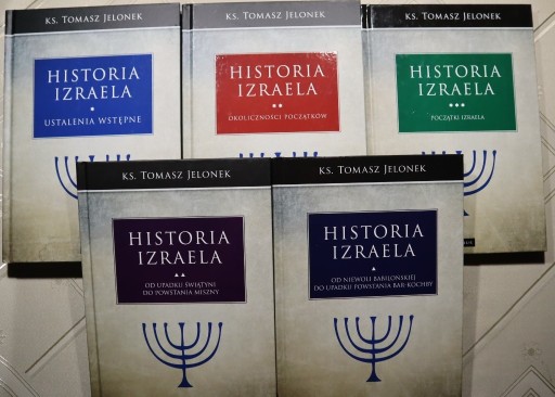 Zdjęcie oferty: Historia Izraela (5 tomów) ks. Tomasz Jelonek