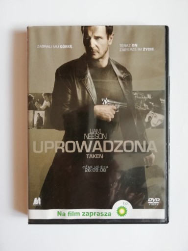 Zdjęcie oferty: UPROWADZONA Film DVD box Liam Neeson Pierre Morel