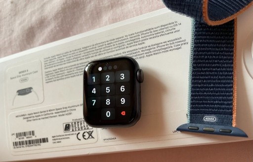 Zdjęcie oferty: Apple Watch 6 koperta 40mm pasek Navy Blue
