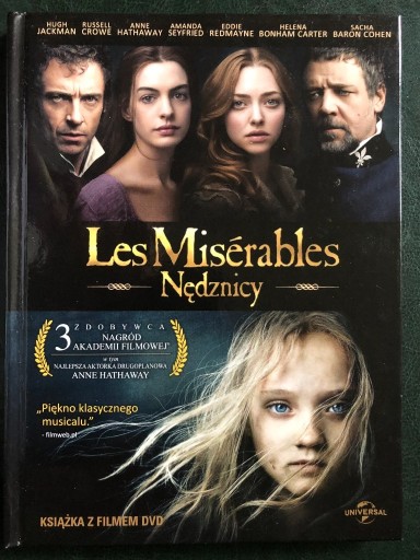 Zdjęcie oferty: Les Miserables Nędznicy 3 Oskary Jak NOWA