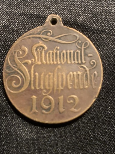 Zdjęcie oferty: Medal Pruski National Flugspende 1912