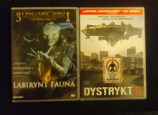 Zdjęcie oferty: LABIRYNT FAUNA, DYSTRYKT 9, 2XDVD, LEKTOR PL 