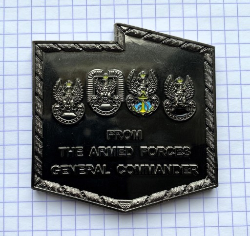 Zdjęcie oferty: Medal okolicznościowy Dowództwa Generalnego RSZ