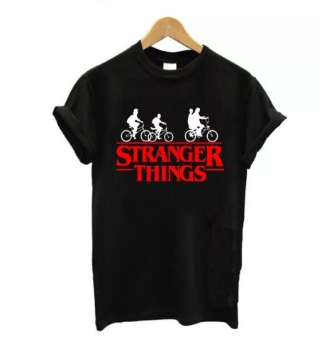 Zdjęcie oferty: T-shirt damski czarny STRANGER THINGS