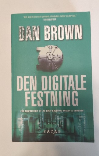 Zdjęcie oferty: Dan Brown,"Cyfrowa twierdza/Den digitale festning"