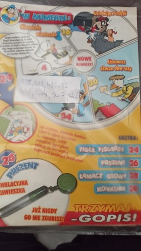 Zdjęcie oferty: KACZOR DONALD #404,445,462,481-82,513, 525 -komiksy bez okładek