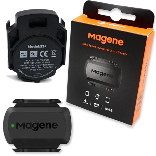 Zdjęcie oferty: Magene S3+ czujnik prędkości i kadencji rower do roweru Bluetooth ANT+ 749