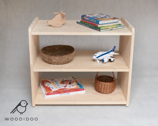 Zdjęcie oferty: Półka niska drewniana dla dzieci Montessori