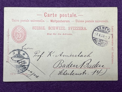 Zdjęcie oferty: 1 koperta 1898 r