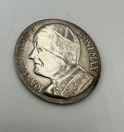 Zdjęcie oferty: Jan Paweł II papież medal srebro Pont. Max