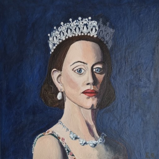 Zdjęcie oferty: Portret Królowej Elżbieta II (Claire Foy z serialu