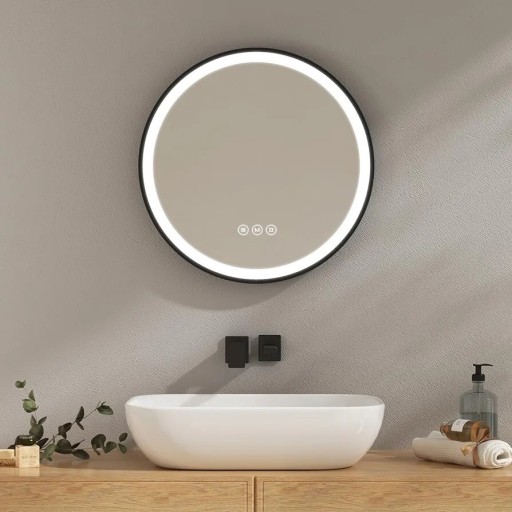 Zdjęcie oferty: EMKE Lustro łazienkowe z oświetleniem 50cm okrągłe