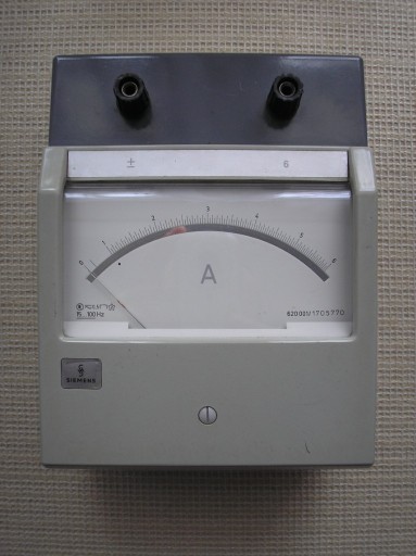 Zdjęcie oferty: Amperomierz SIEMENS - 0,5% 6A - sprawny