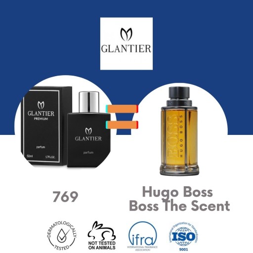 Zdjęcie oferty: GLANTIER 769 Odpowiednik Hugo Boss Boss The Scent