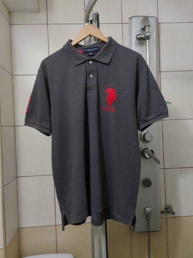 Zdjęcie oferty: bluzka koszulka t-shirt polo  US polo assn siwa L