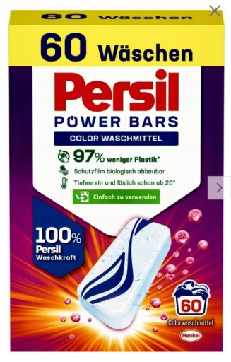 Zdjęcie oferty: Persil Power Bars Kolor Tabletki 60 szt