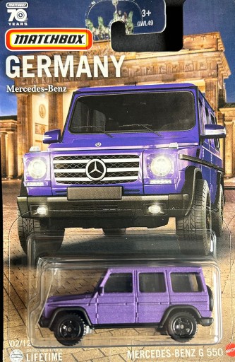 Zdjęcie oferty: Matchbox Mercedes-Benz G550 Germany