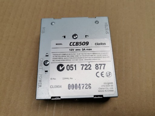 Zdjęcie oferty: Clarion CCB509 Interfejs CeNET dla NP509E i VX709E