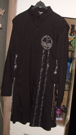 Zdjęcie oferty: regulowana Koszula-sukienka -TATU- cyrkonie Uni _M/L 