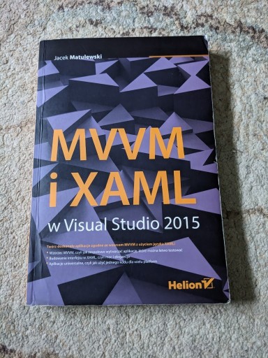 Zdjęcie oferty: MVVM i XAML w Visual Studio 2015 