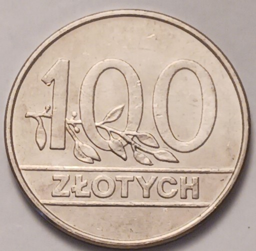 Zdjęcie oferty: 100 zł złotych 1990r. odm. "A" ładna 