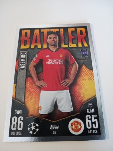 Zdjęcie oferty: Topps Match Attax 2023/2024 Battler Casemiro