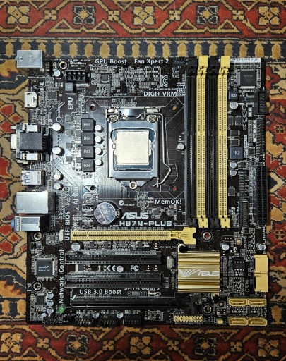 Zdjęcie oferty: Płyta główna + CPU ASUS H87M-PLUS + I5-4570k LGA 1150
