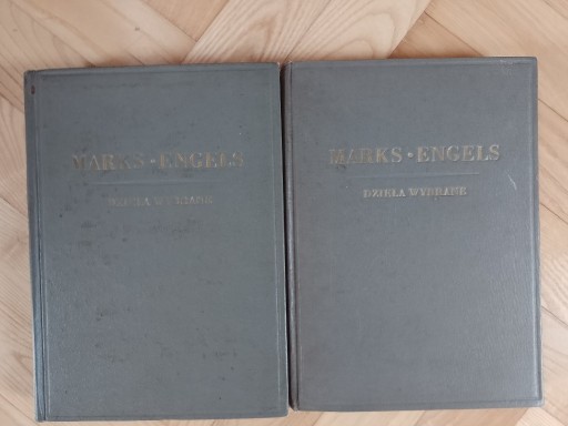 Zdjęcie oferty: MARKS & ENGELS - DZIEŁA WYBRANE obydwa tomy 1949