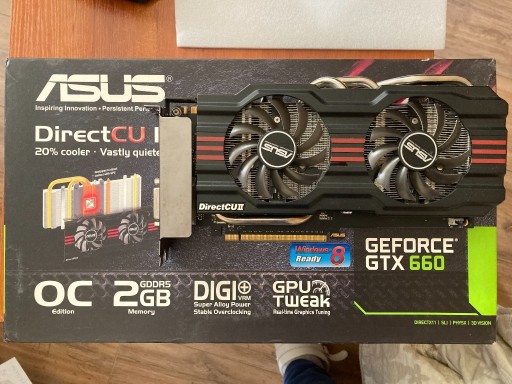 Zdjęcie oferty: Asus GeForce GTX 660, 2GB DDR5 DirectCUII