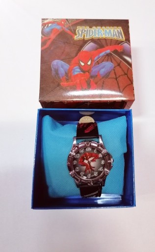Zdjęcie oferty: Zegarek  SPIDER-MAN czarny pasek 