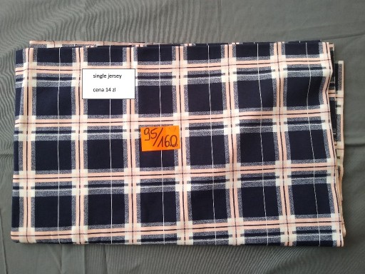 Zdjęcie oferty: Kupon tkaniny single jersey 95 x 160 cm kwiaty