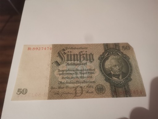 Zdjęcie oferty: Banknot 50 Marek 1933 r
